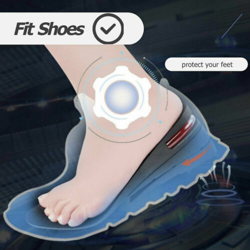 Gel Shoe Insole Invisible Height Increase Heel Lift Taller Insert Pad Silicone