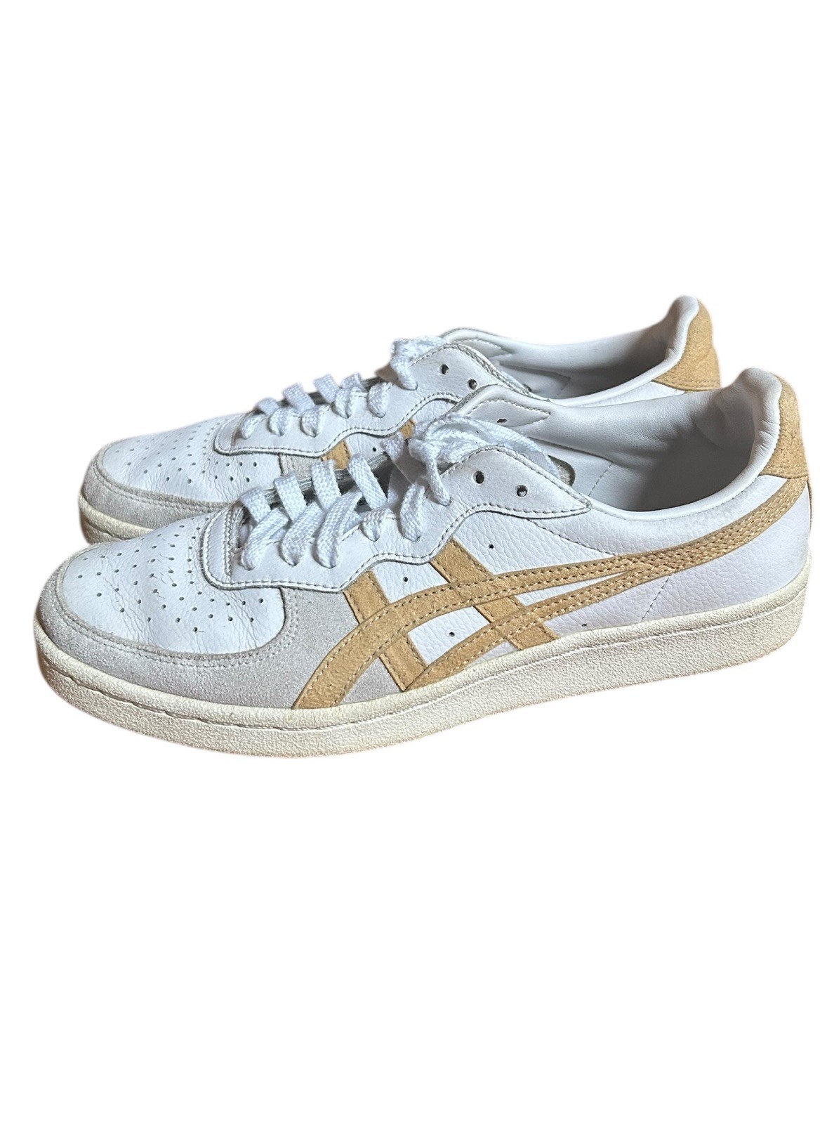 Asics Onitsuka Tiger Sneakers GSM Men’s 6.5 Women 7.5 White Beige 1183A353
