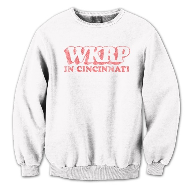 Wkrp In Cincinnati Retro 70S 80S Humor Radio Show White Crewneck Sweatshirt