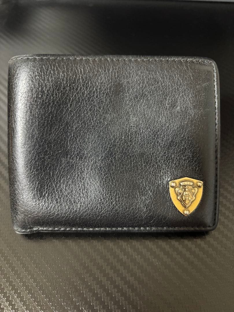 GUCCI Bi fold Mini Wallet Black