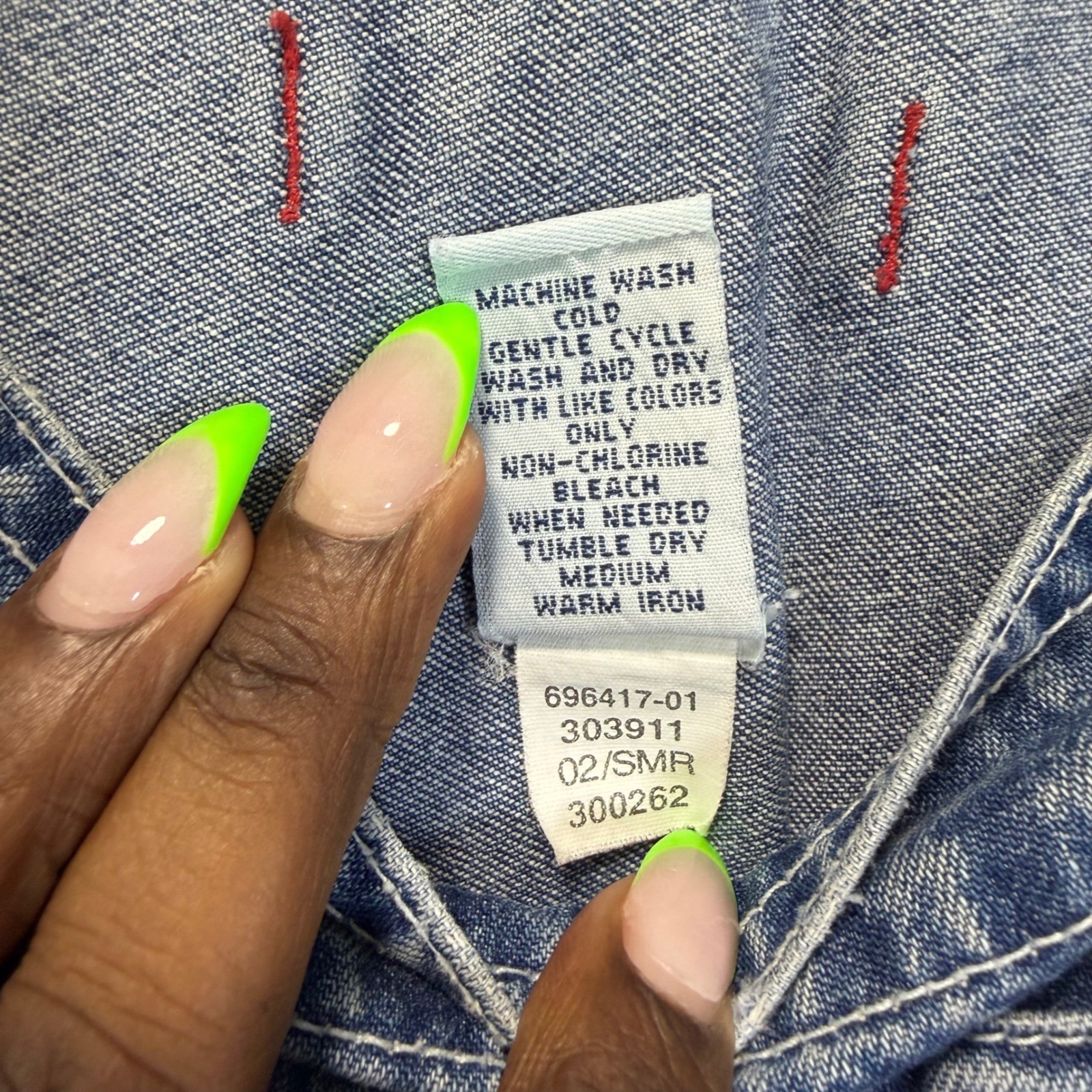 GAP Factory Store Vintage Y2K Denim Overalls Medium Wash Blue Cotton Small