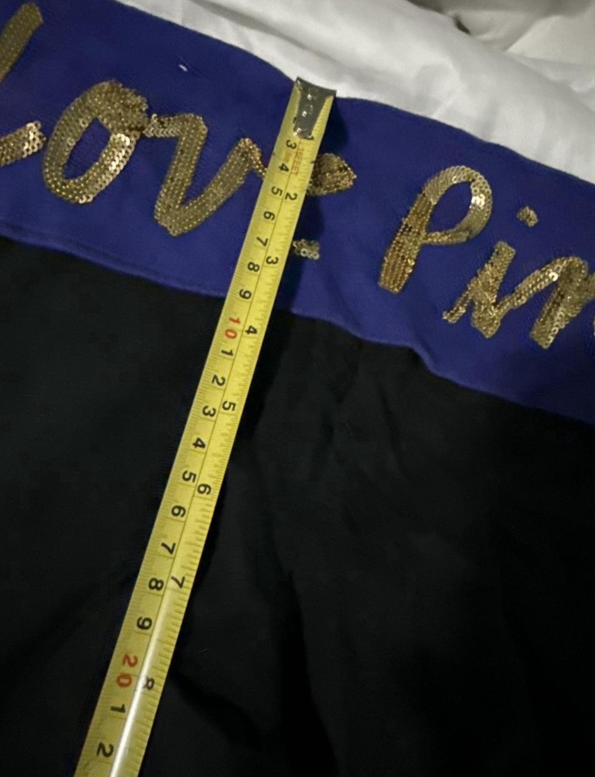 PINK vintage Y2K black yoga Capri Leggings