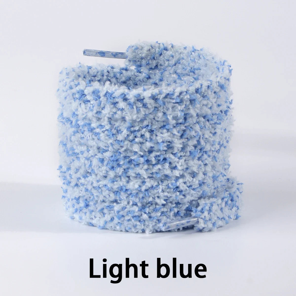 Fluffy Shoelaces 1.2cm Wider Flat Rope Laces for Shoes AJ1 AF1 Sneakers Casual S