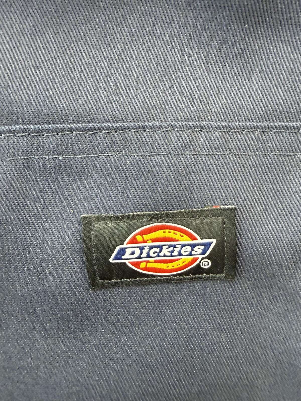 Dickies Pants Mens 33×30 Blue Chino Flat Front Straight Casual Workwear Uniform