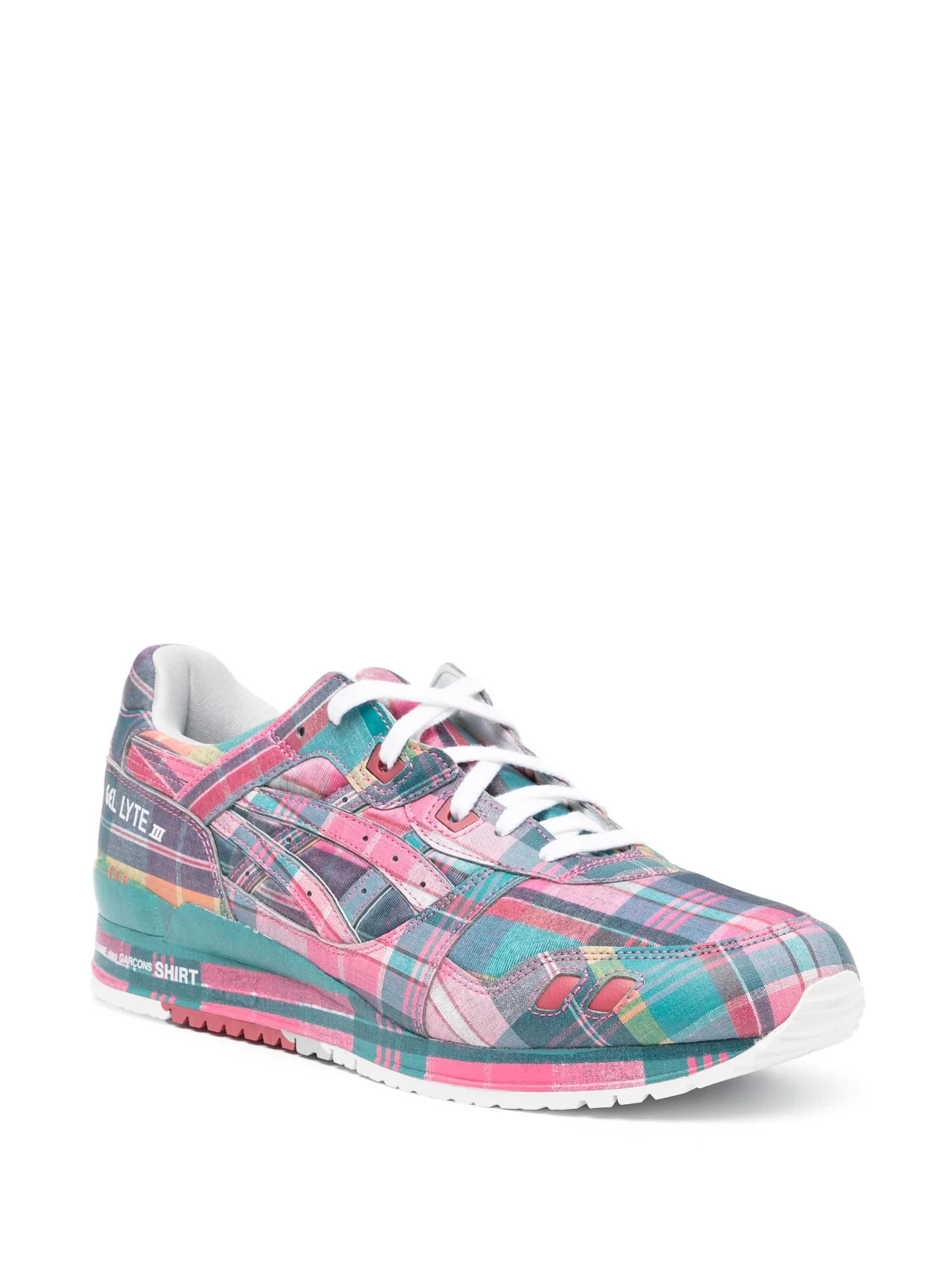 ASICS Gel Lyte III 3 07 Remastered Comme des Garçons Pink Plaid 1203A824-700 CDG