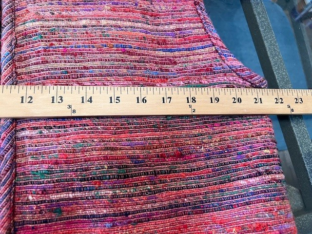 VTG Travel Smith Travel Vest Silk Blend Tapestry Lined Artsy Full Zip Large