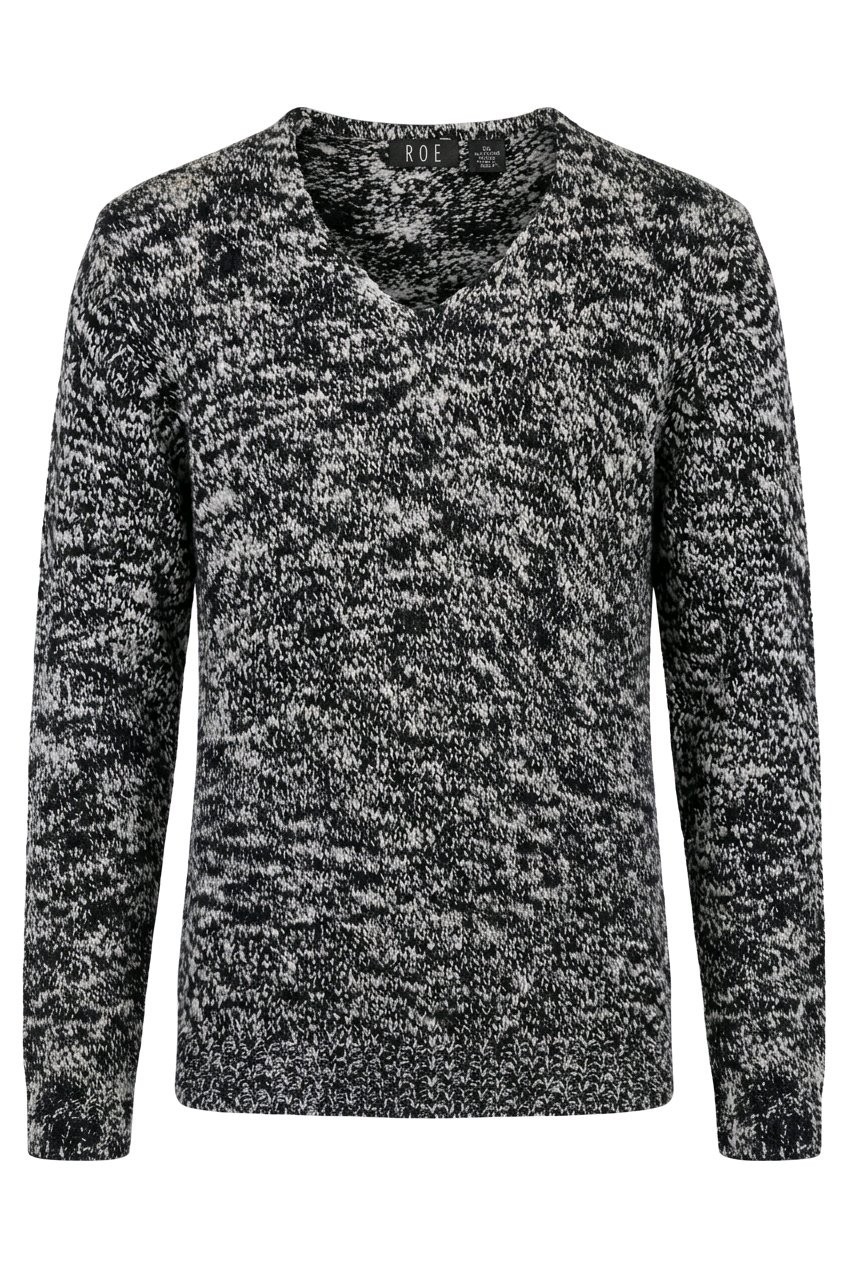 Vintage ROE B&W Wool & Acrylic Sweater for Women, Size XL – BEAUTIFUL!