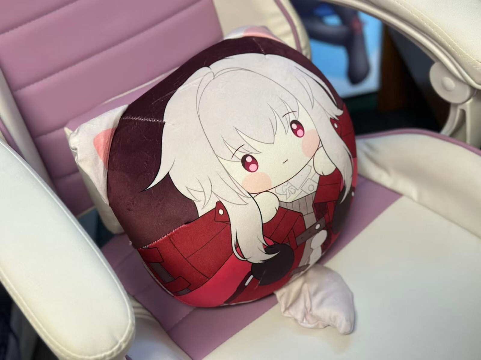 13.7IN Genshin Impact Klee Plush Doll Anime Soft Stuffed Pillow Plushie Toys US