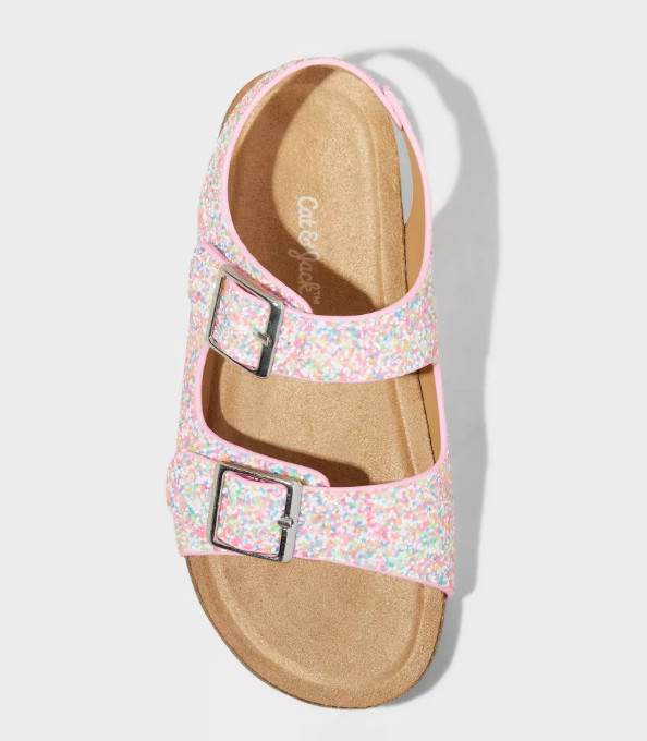 Toddler Reagan Footbed Sandals Multicolor – Cat & Jack – CHOOSE SIZE