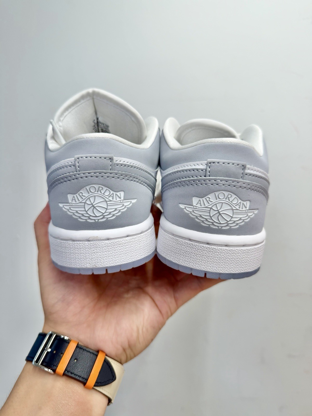 Air Jordan 1 Low White Wolf Grey DC0774-105 Women’s Size 5