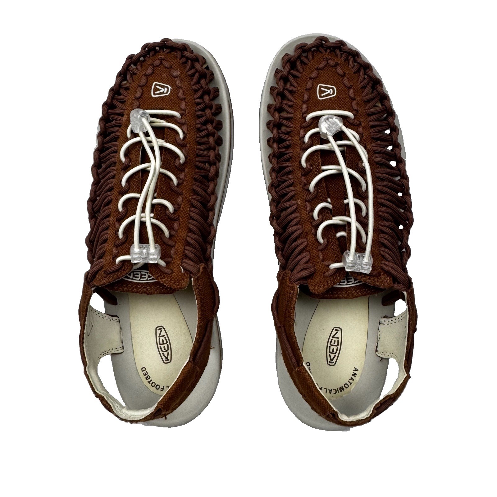 Keen Uneek Sandals Men’s 10.5 Tortoise Shell/Birch Leather Comfort Hiking 011022