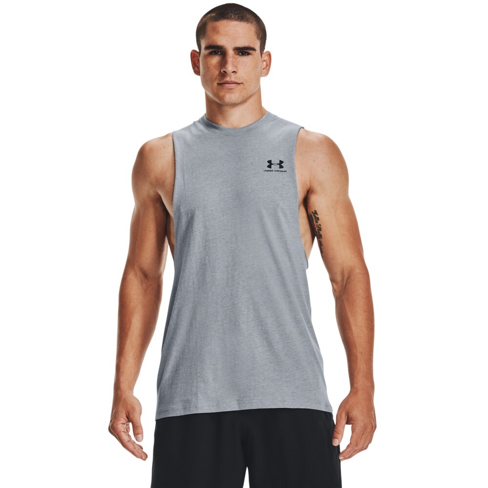 Under Armour 1329286 Men’s UA Sportstyle Left Chest Cut-Off Tank Top
