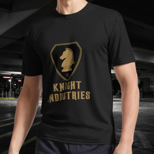 Knight Industries Logo Active T-Shirt Funny Mode American T-shirt