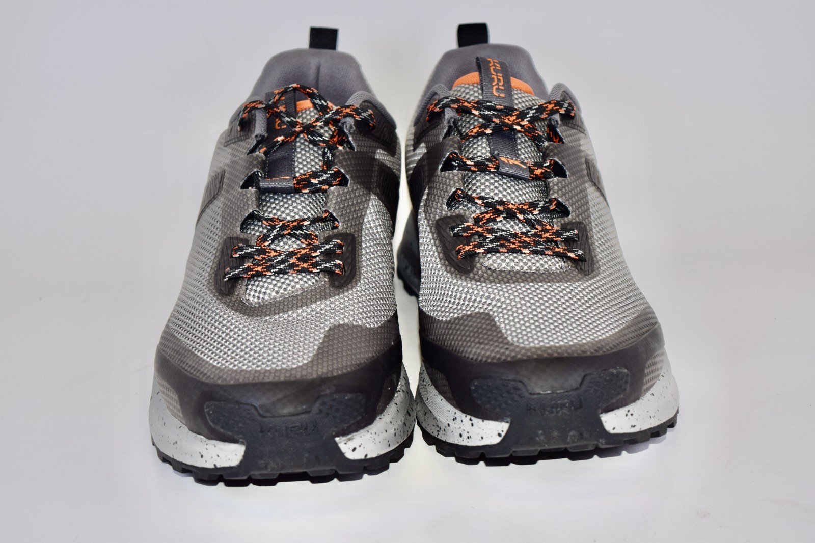 KURU Mens Atom Trail 10330275 Lead Gray Orange Spice Hiking Trail Shoes Size 7.5