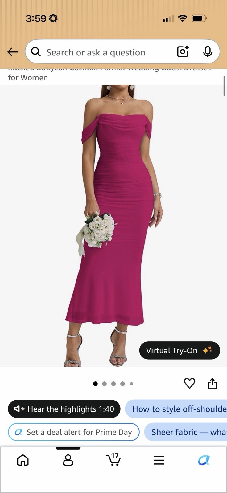 Amazon Pink Ruched Cowl Neck Sleeveless Bodycon Maxi Dress – S
