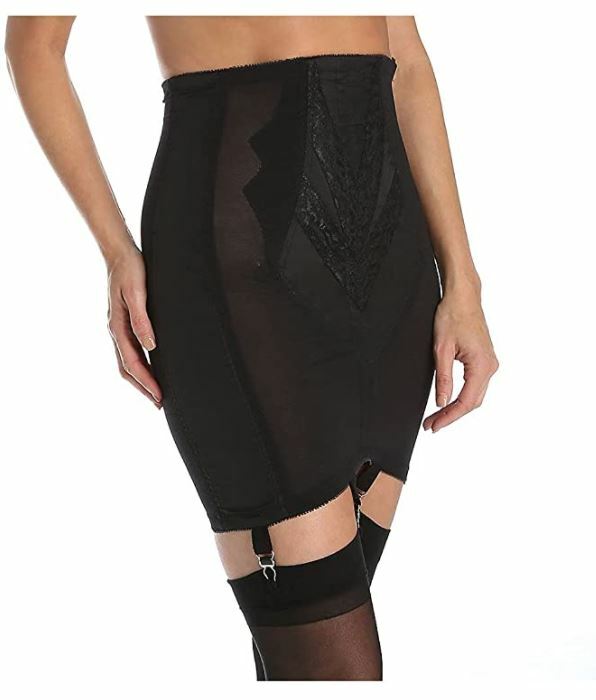 Rago High Waist Open Bottom Girdle with Zipper 1294