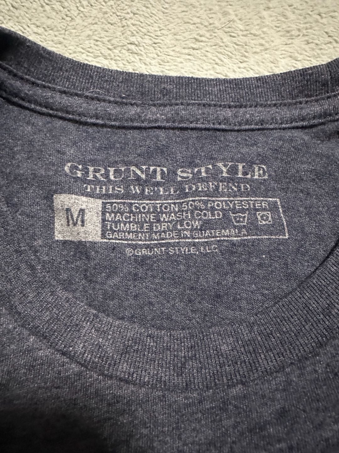 Grunt Style Surrounded By Snowflakes Skeleton Graphic T-Shirt, Size Medium