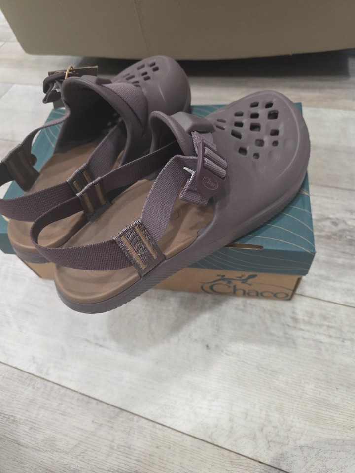 Chaco Chillos Clog Womens Sparrow Purple Slip On Sandals Shoes NIB size 11