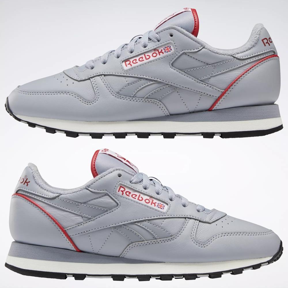 Reebok Unisex Classic Leather 1983 GX0282 Vintage Grey/Red/Chalk