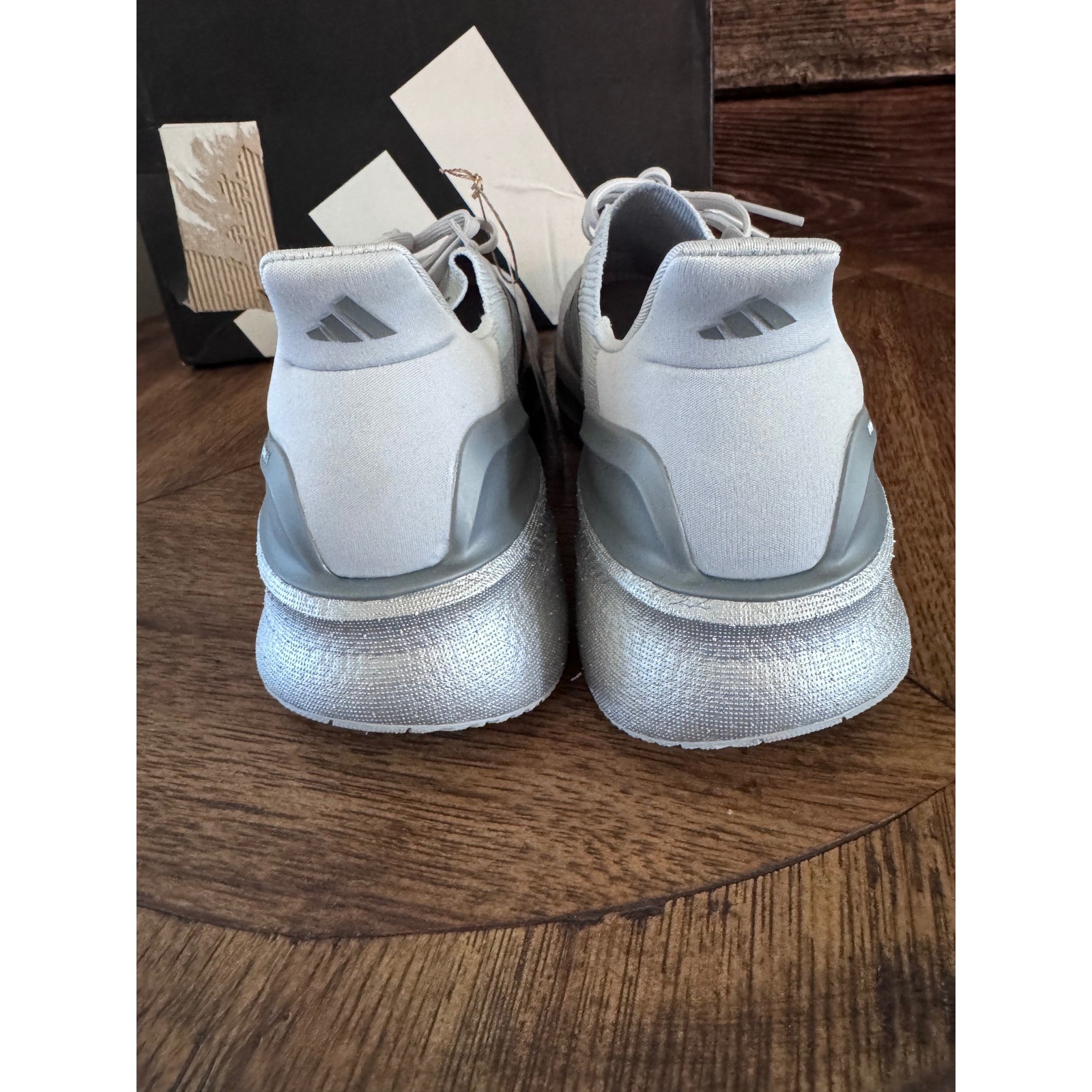 Adidas Ultraboost 5X Mens Running Shoes Grey Silver Metallic JQ9077 Size 9