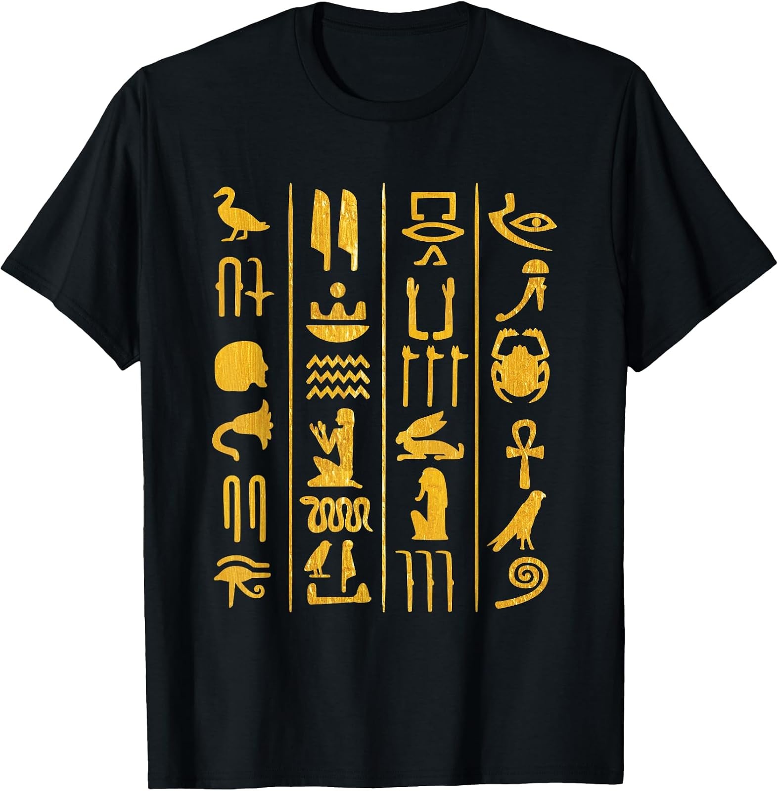 Ancient Egyptian Hieroglyphs Tee – Pharaoh Inspired T-Shirt