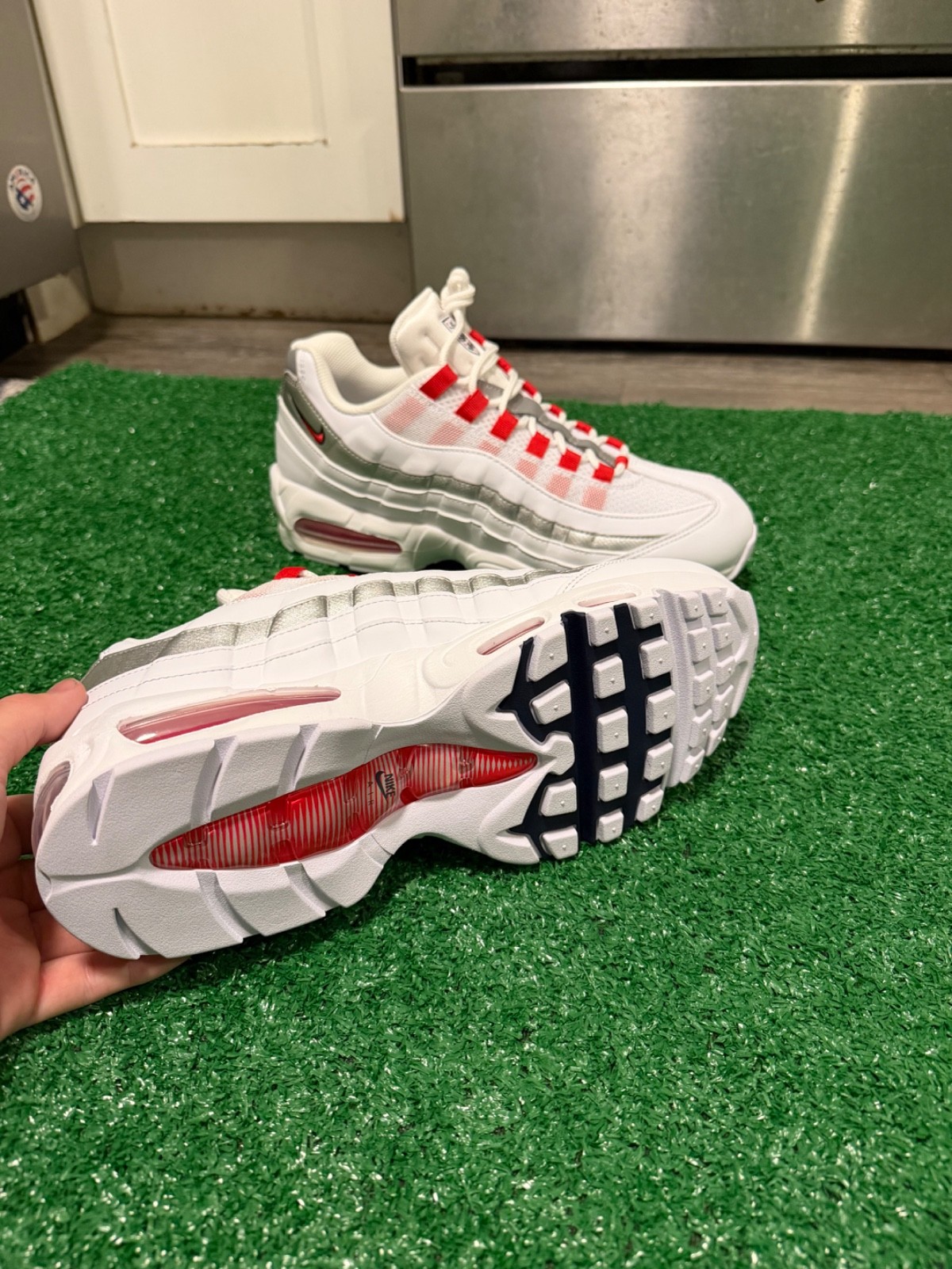 New Nike Air Max 95 SE ‘Big Bubble England’ (IQ0176-100)Shoes Men’s Size 8