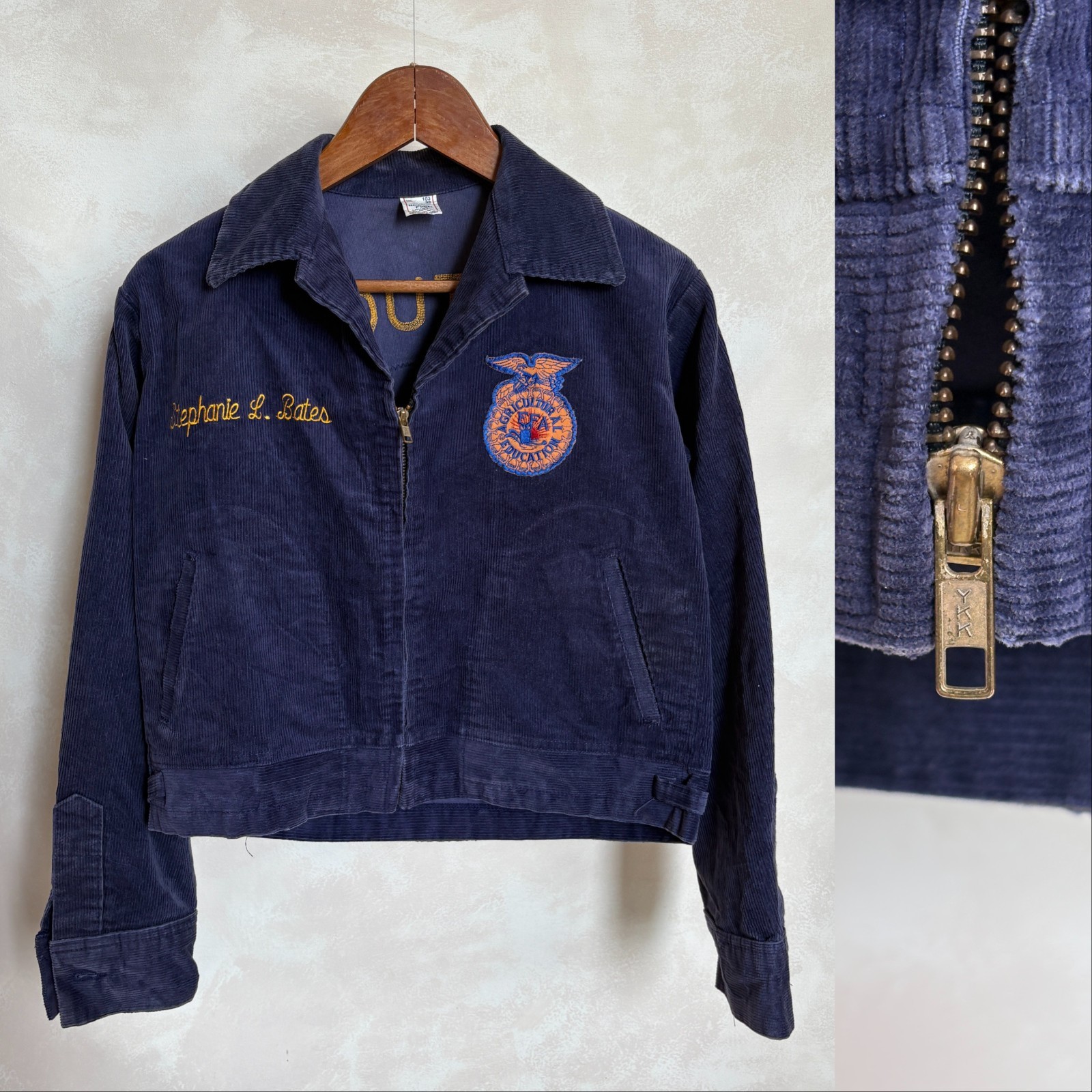 Size 38US / 48EU. Vintage Florida Future farmer of America jacket. Made in USA