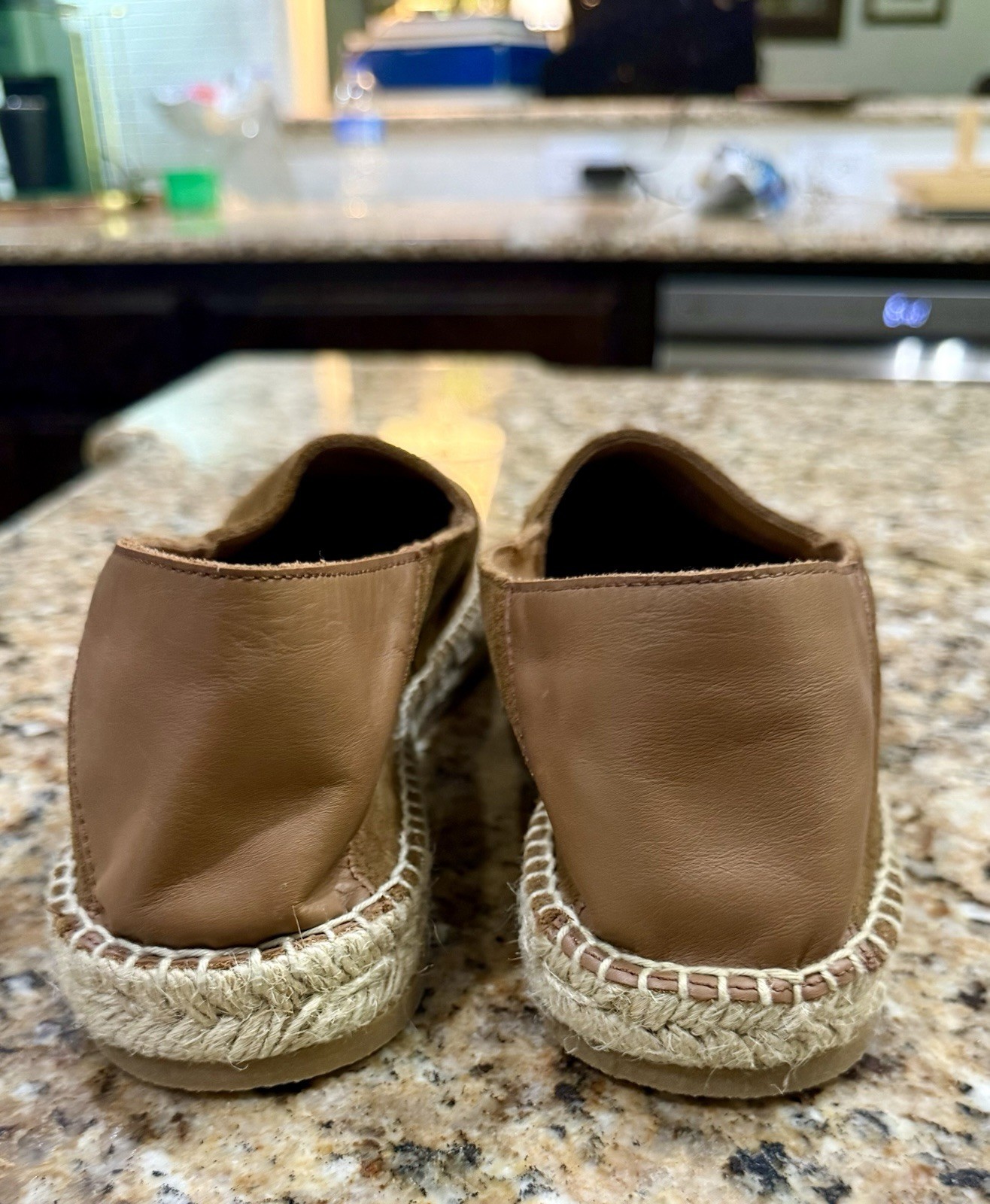 Todd Snyder Espadrilles Mens 9 Brown Suede Leather Slip On Made in Spain Nomad