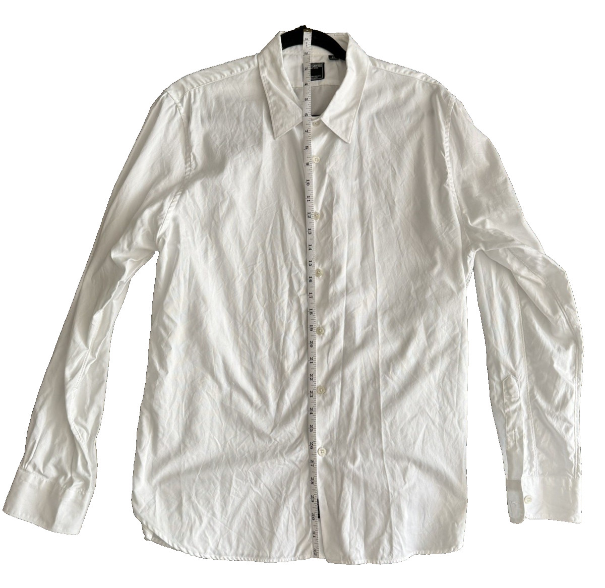 Todd Snyder – XL – White Long Sleeve Shirt – Poplin – Excellent Condition