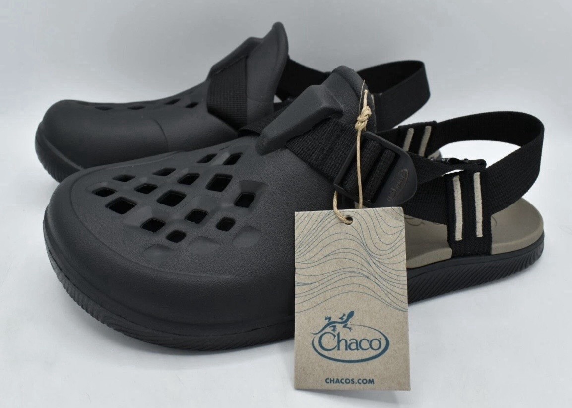 Chaco Chillos Clog Black Slip-On Closed Toe Casual Shoes Men’s US 11 M