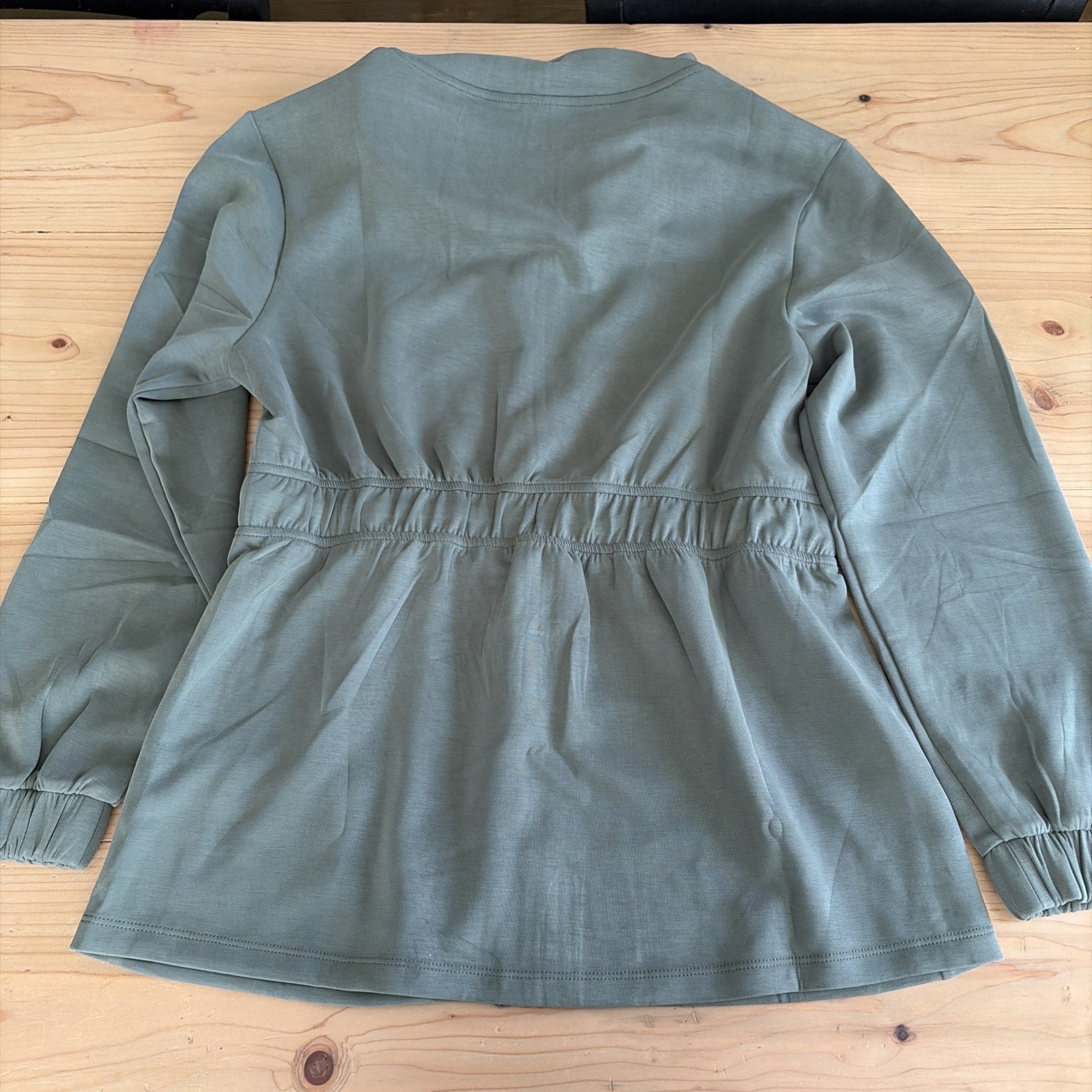 Member’s Mark Women’s s green Relaxed Fit Soft Sandwash Jacket NWT