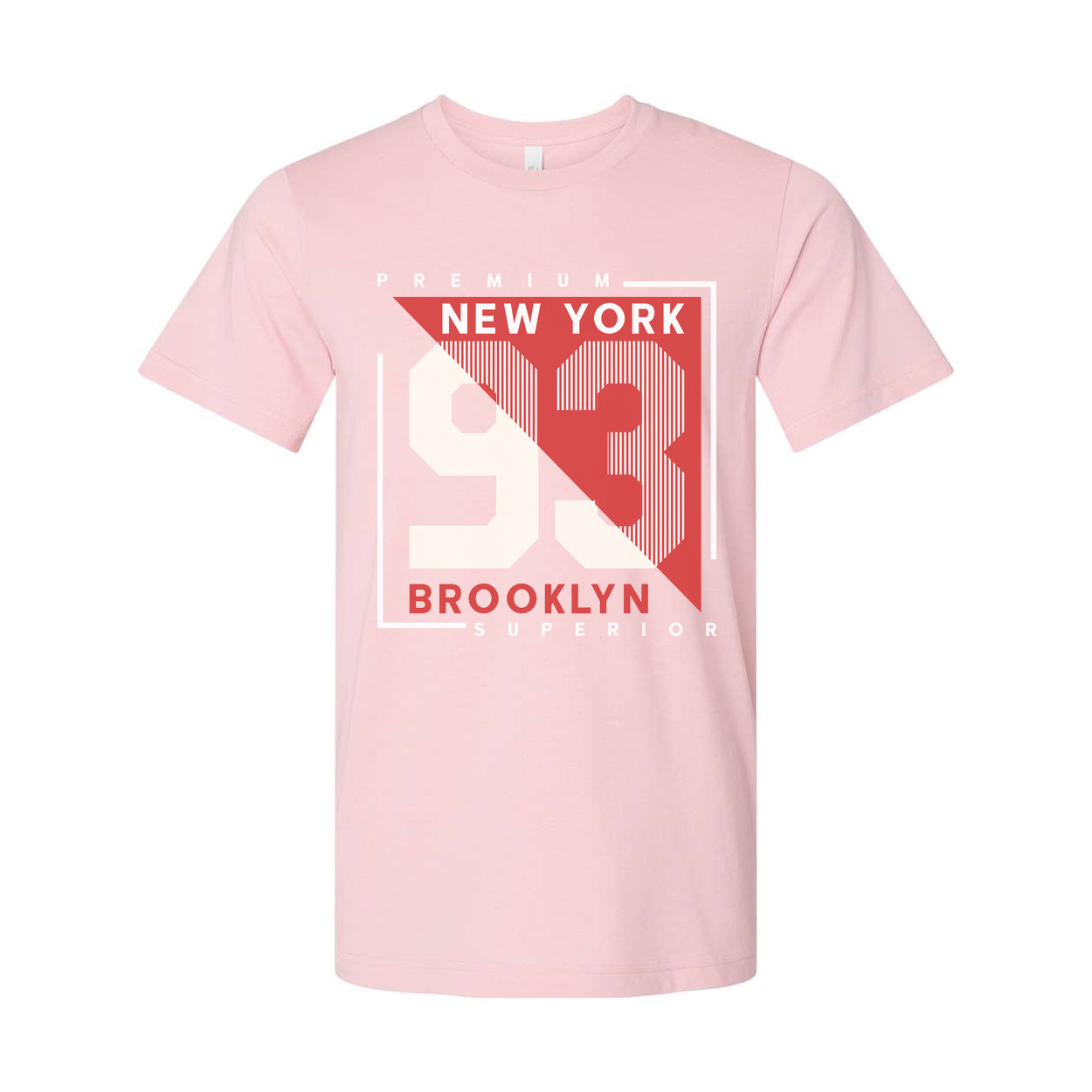 Premium New York 93 Graphic T Shirt With Brooklyn Superior Text Unisex Short Sle