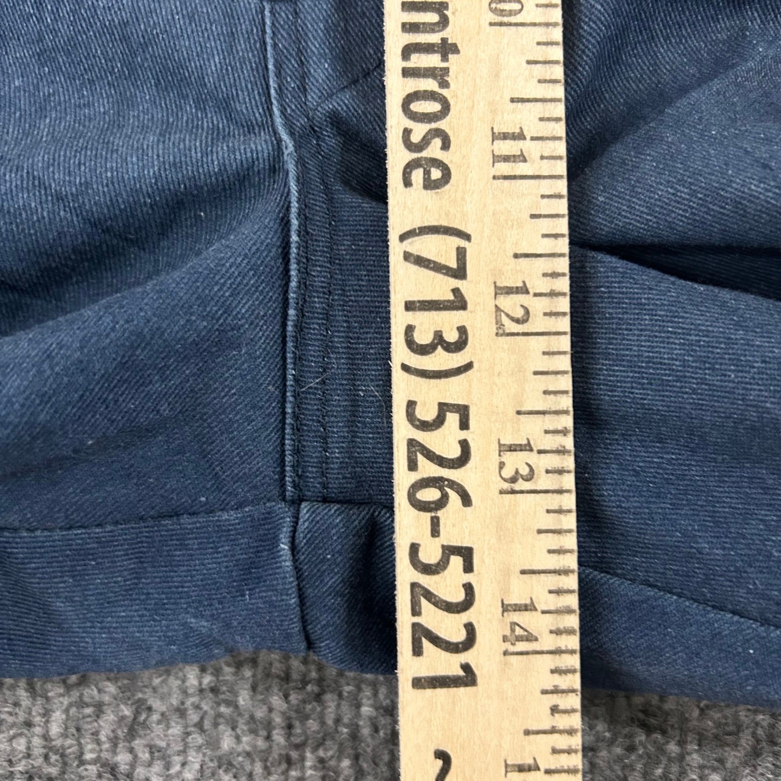 Dickies Pants Mens Size 38×24 Blue Straight Leg Twill Casual Workwear Utility