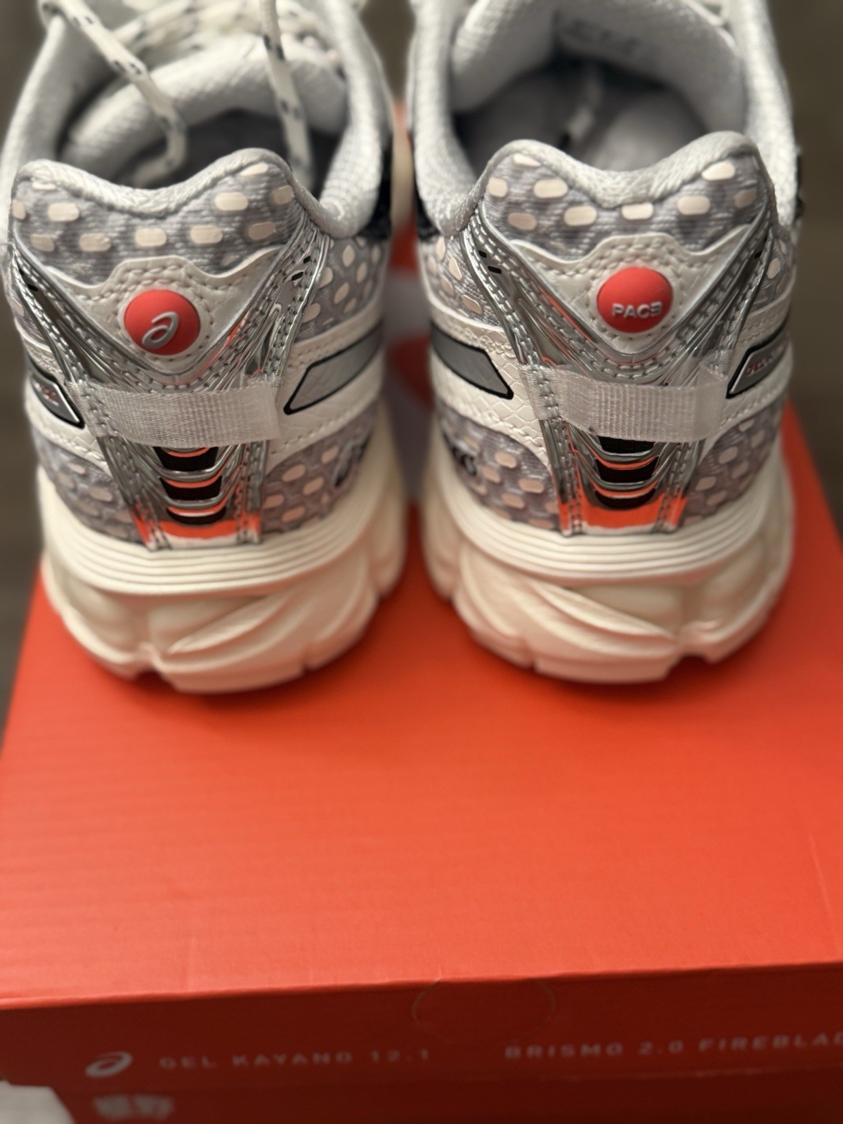 Size 5.5 – ASICS x PACE Gel-Kayano 12.1 Shoes Cream/Black “1203B001-100”