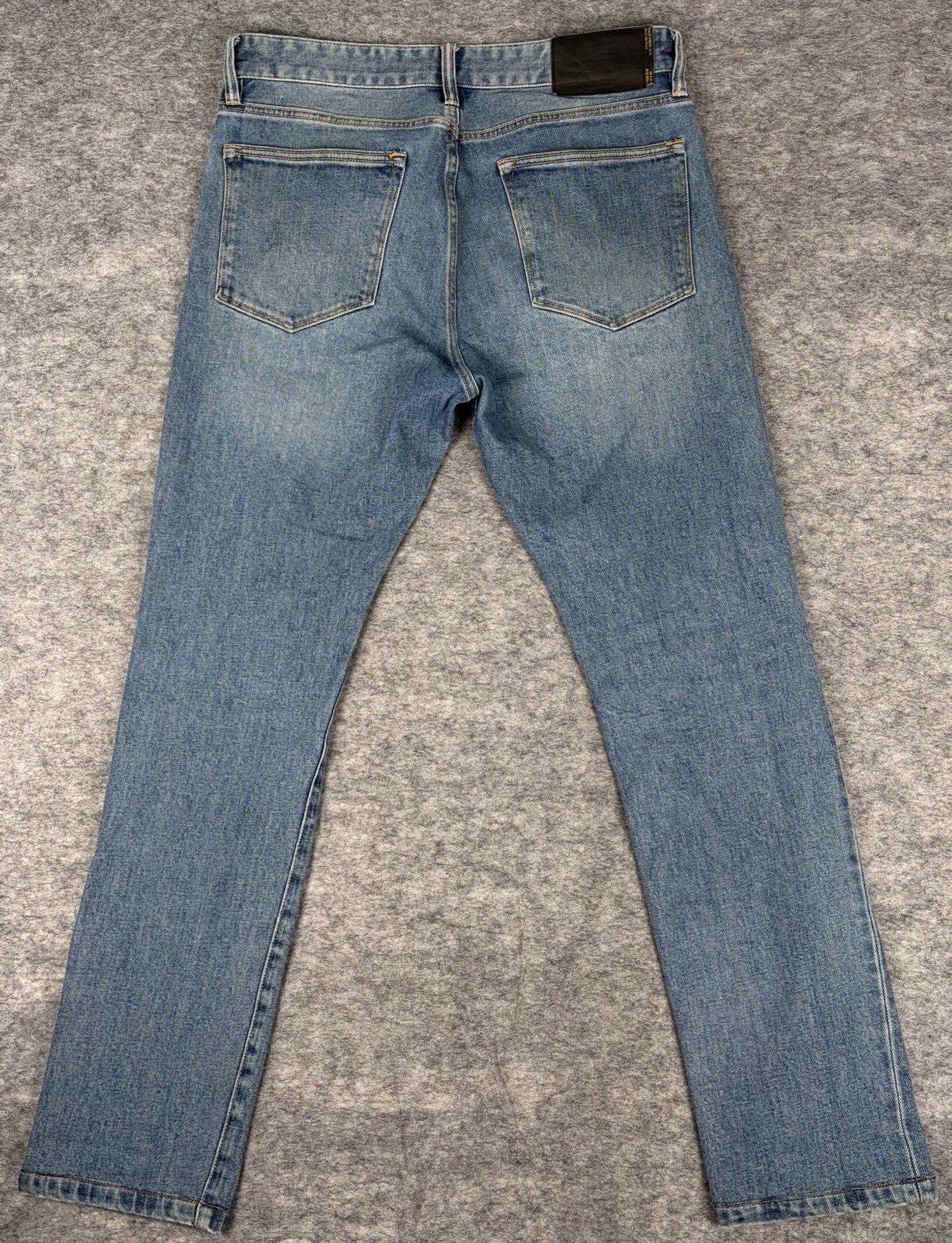 Buck Mason Jeans Mens 32×34 (Fits 32×30) Maverick Slim Double Dipped Button Fly
