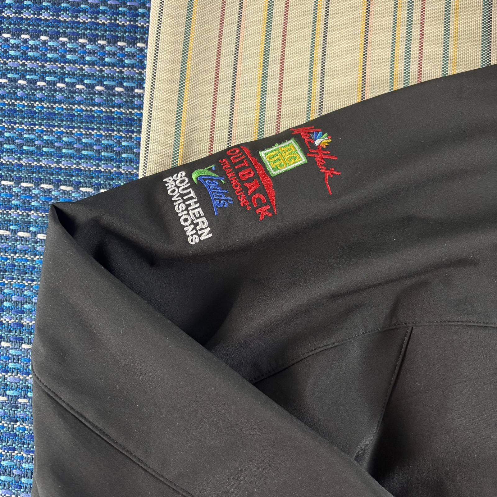 Dixie National Quarter Horse Show Jacket Womens Small Black Soft Shell Sponsor
