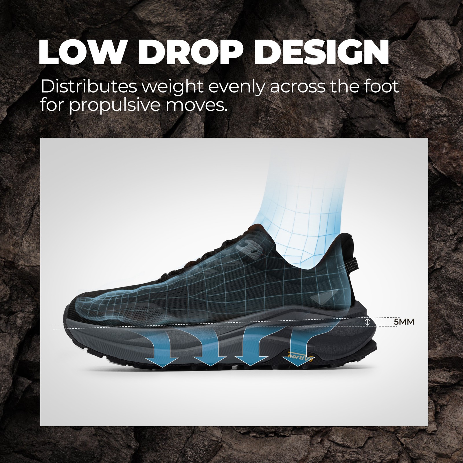 NORTIV 8 Men’s Wide Toe Box Running Shoes Cushion Walking Barefoot Sneakers