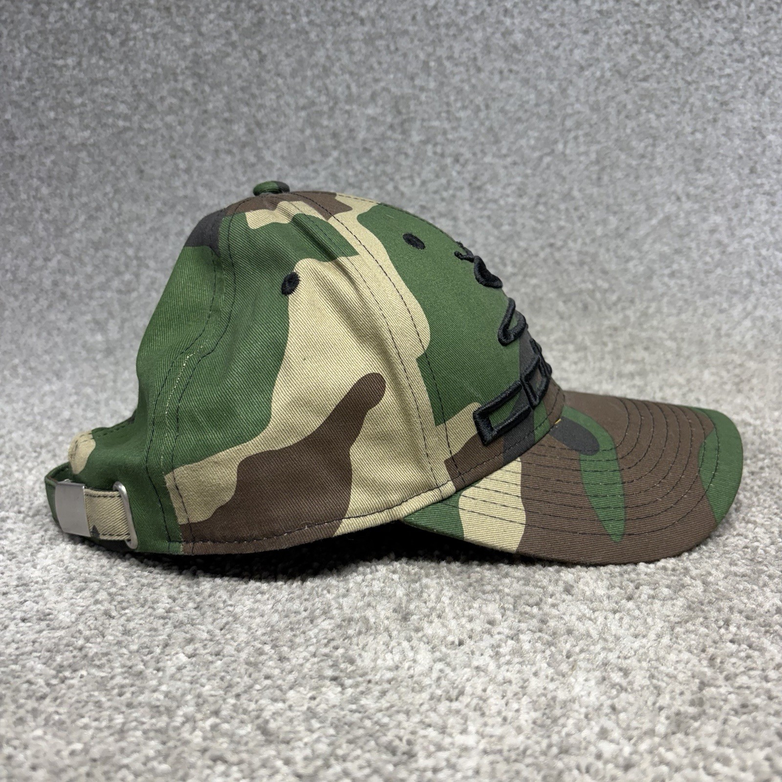 Cobra Puma Golf Camo Snapback Hat Cap Green Brown Black Adjustable One Size