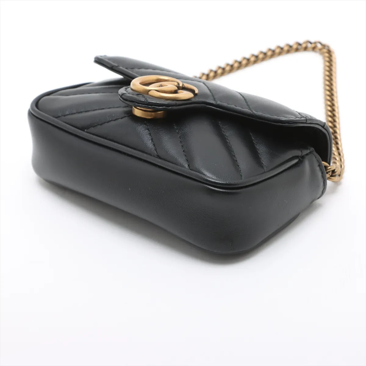 Gucci GG Marmont Leather Chain handbag Black 575161