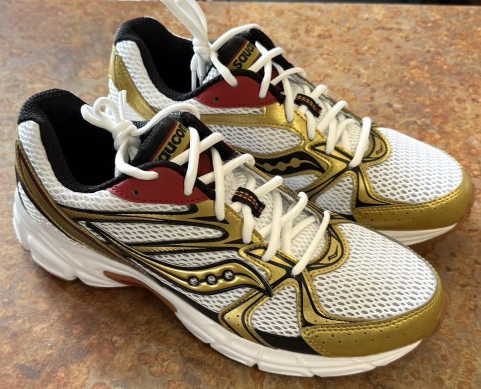 Saucony Men’s Ride Millennium S70812-74 White Gold Running Shoes Size 9 NWOB