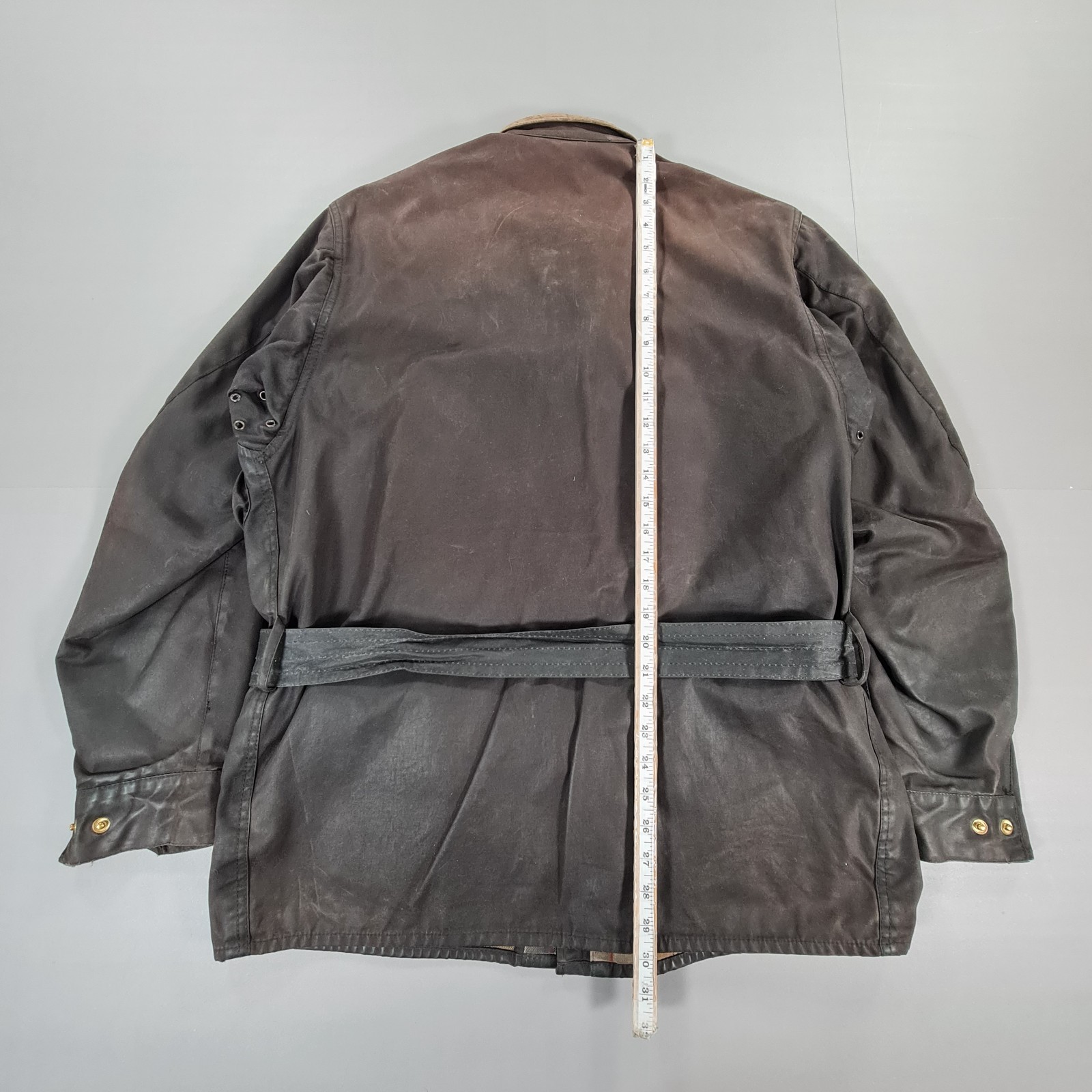 Barbour A7 Wax Jacket Mens Brown C42 / 107 cm Belted Waterproof Coutry