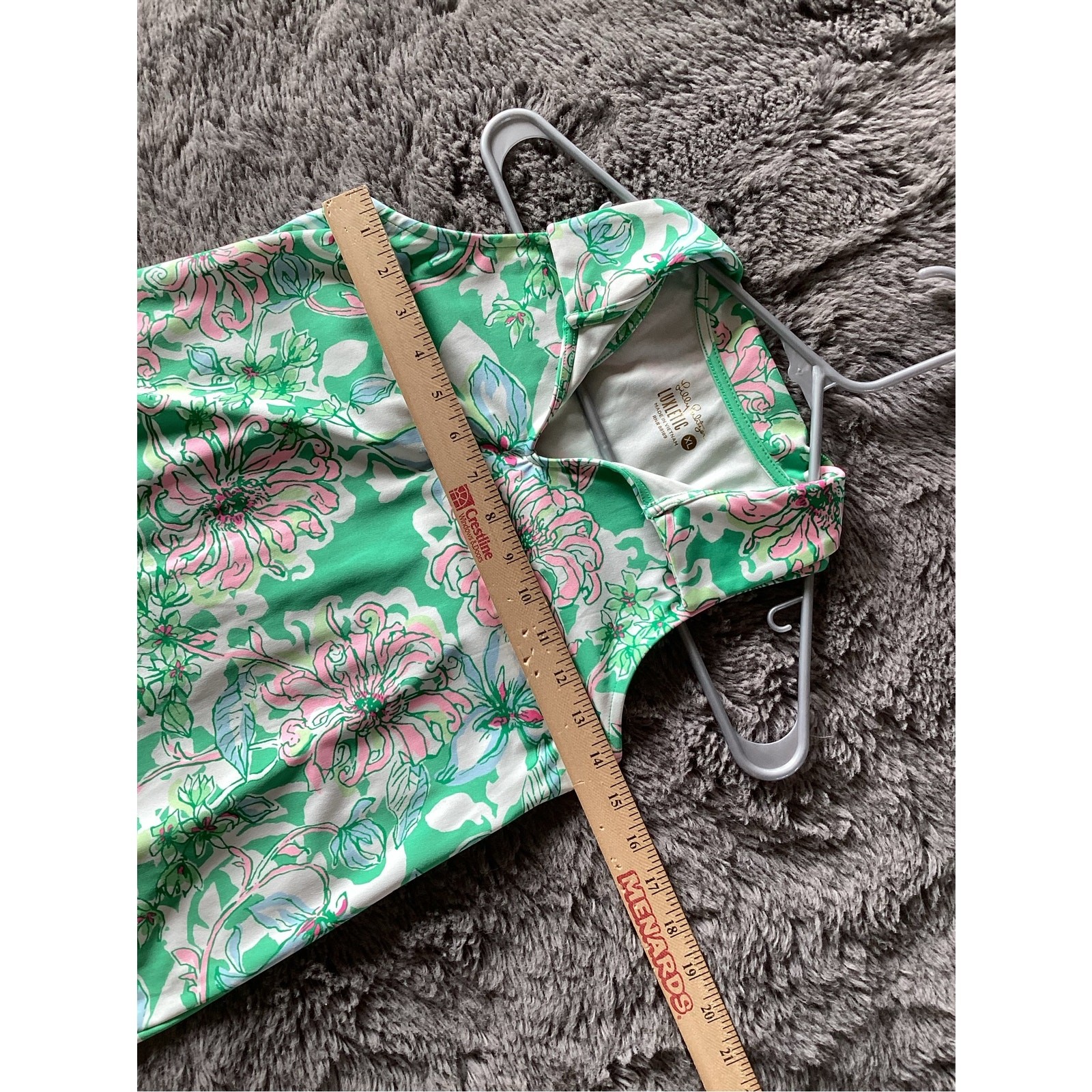 Lilly Pulitzer Spearmint Blossom Views Dania Dress & Shorts Luxletic Girls SZ XL