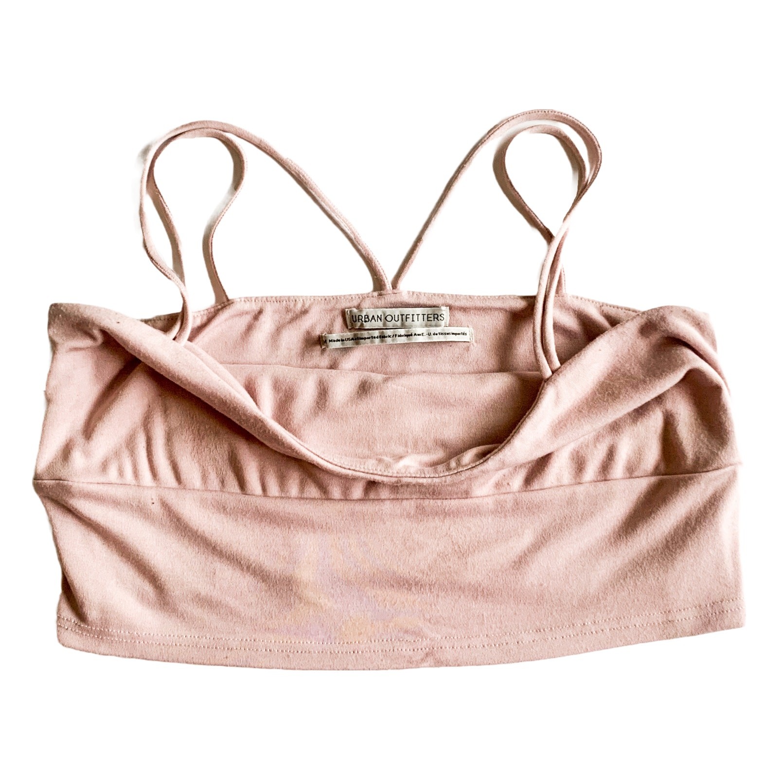 Urban Outfitters Celeste Square Neck Cami Rose Medium
