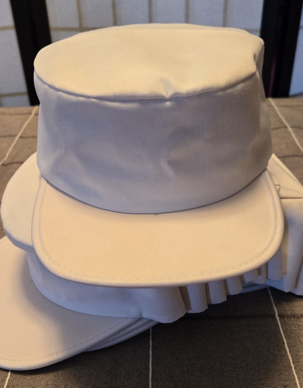 Painters Caps Hats USA One Size Fits Adult Men White 5 Blanks