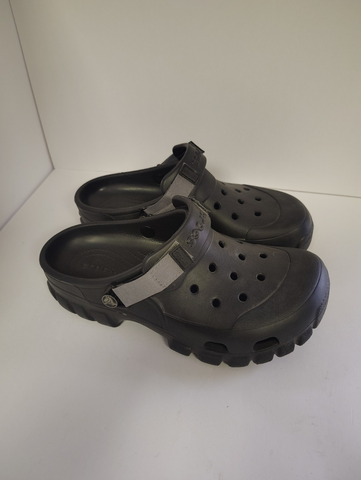Crocs Offroad Sport Clog Waterproof Adjustable Heel Strap Rugged Lug Sole M8 W10