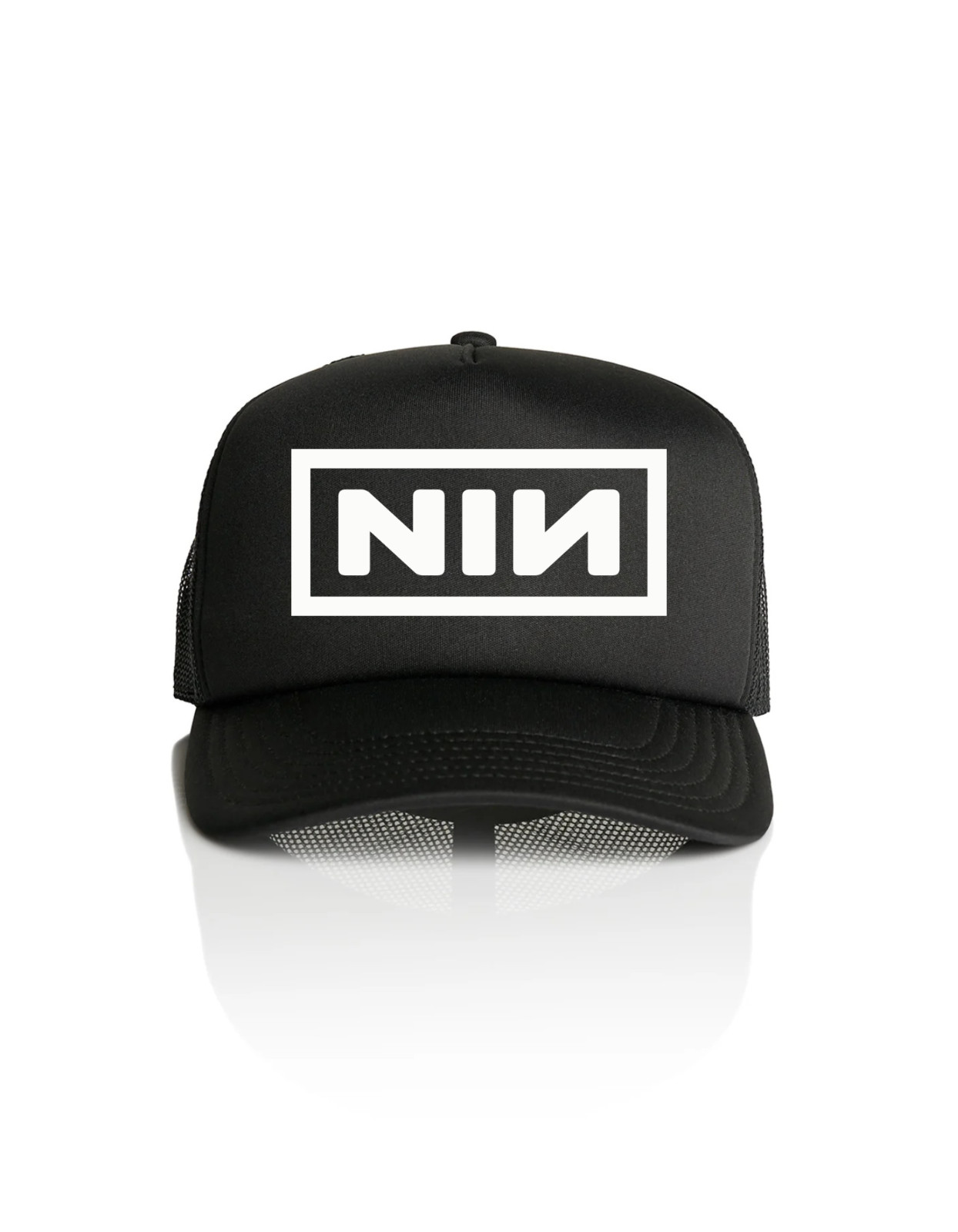 NINE INCH NAILS LOGO TRUCKER SNAPBACK HAT UNISEX ADULTS