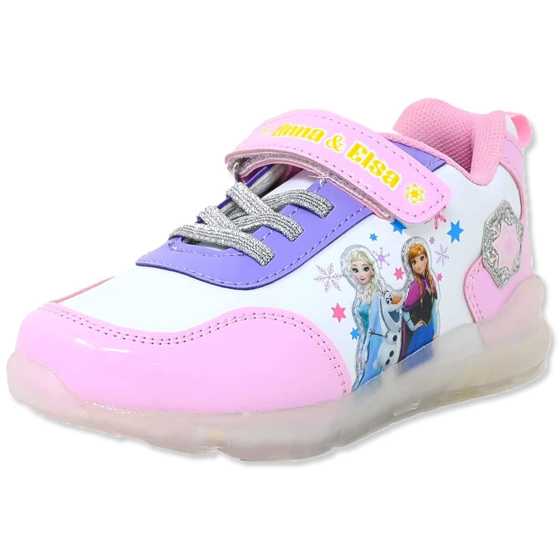 Comalyo FROZEN Flash Sneakers, Pink, 19cm