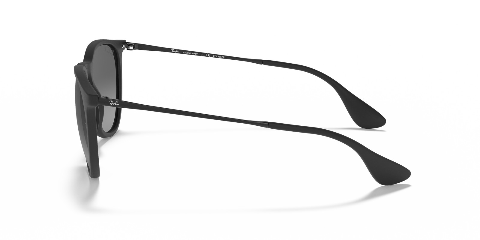 Ray-Ban Erika Black Rubber/Grey Gradient Grey Polarized 54 mm Sunglasses RB4171