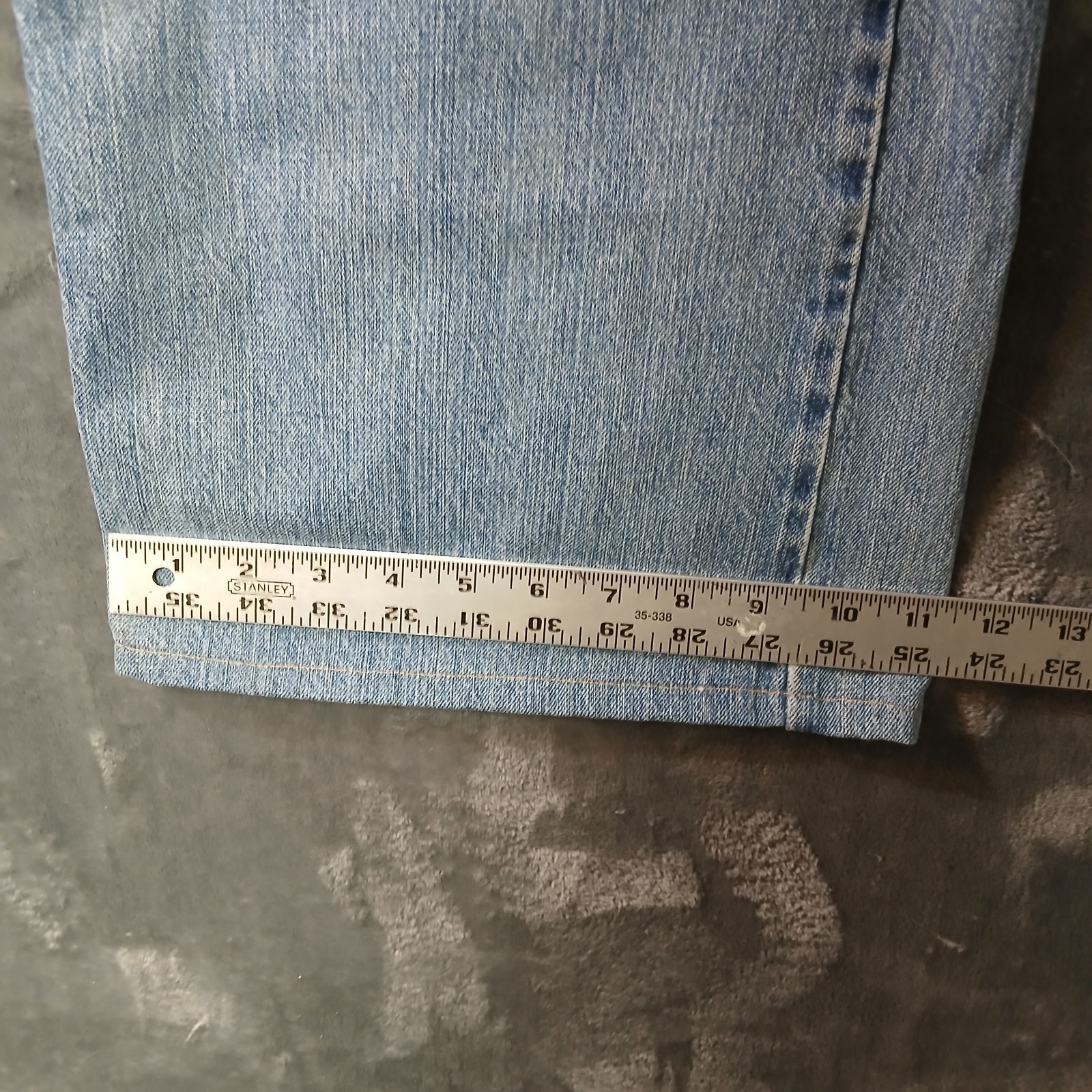 VINTAGE Y2K LEVIS 567 JEANS MENS 38X29 BLUE BOOTCUT LOOSE LIGHT WASH