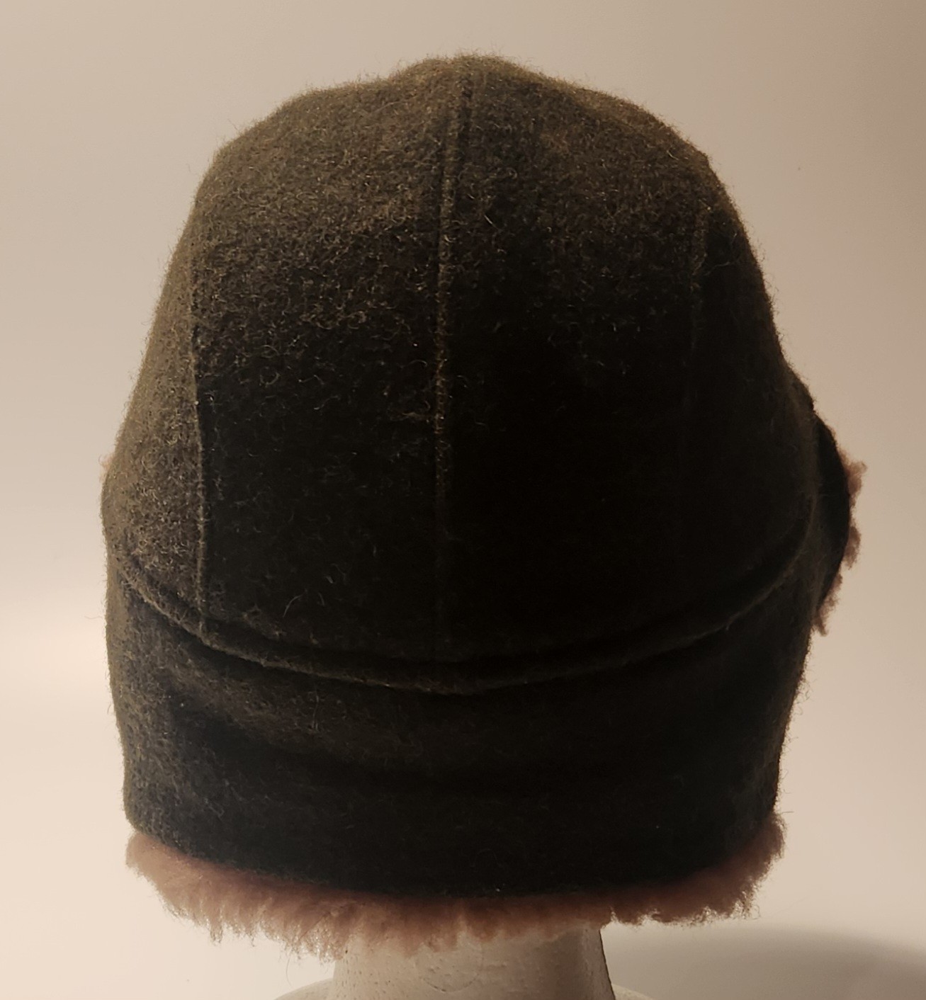 Filson Double Mackinaw Wool Cap Forest Green Shearling Ear Flaps As Pictured